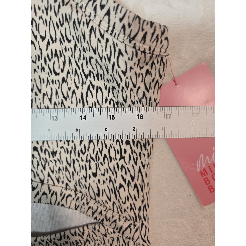 Mills By Millie Bobby Brown Cutout Leopard Print Dress Size L NWT - Picture 8 of 9